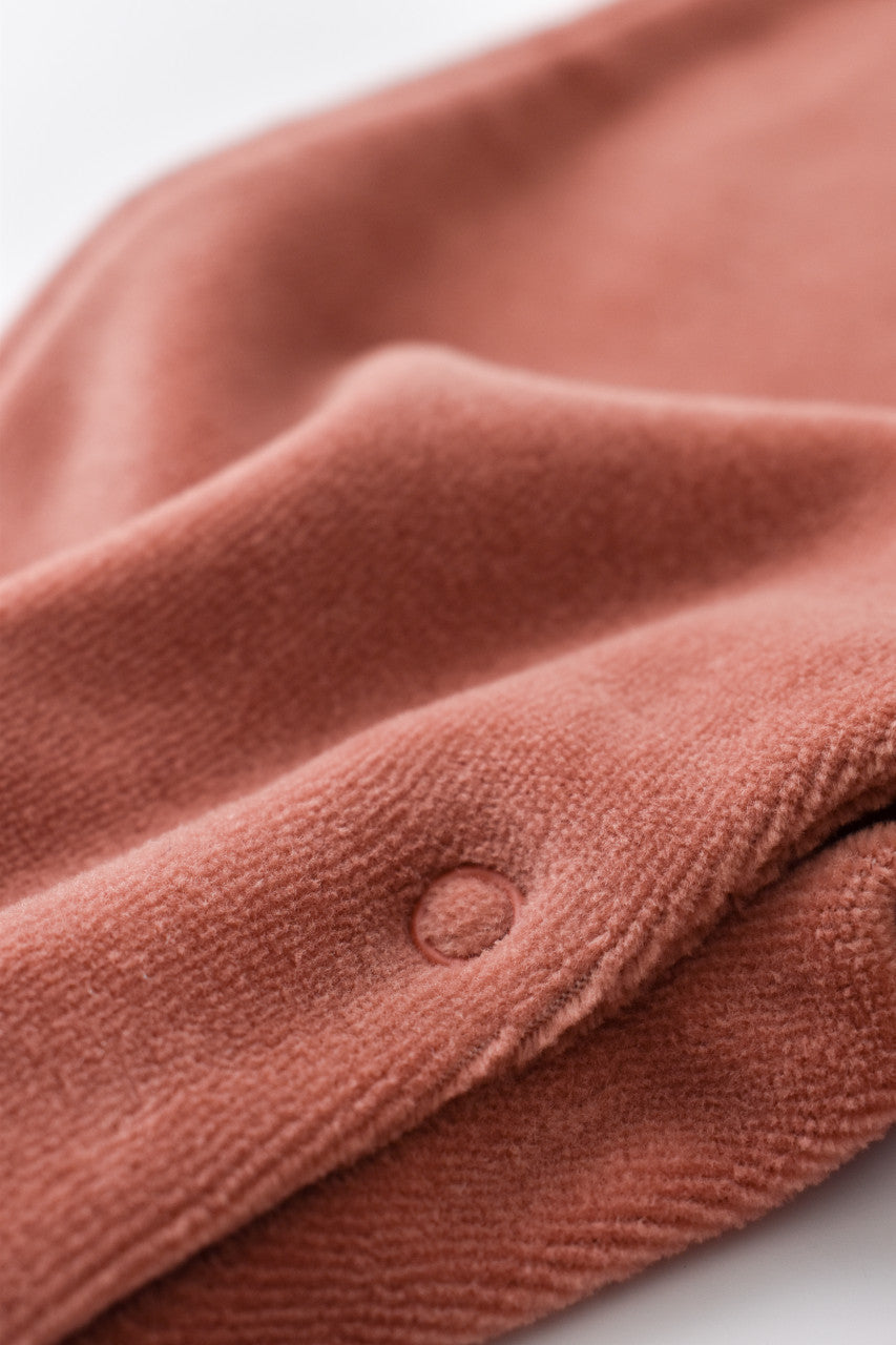 Salopeta Ursulet cu maneca lunga si botosei din 80%bumbac organic si 20% poliester - , BabyCosy